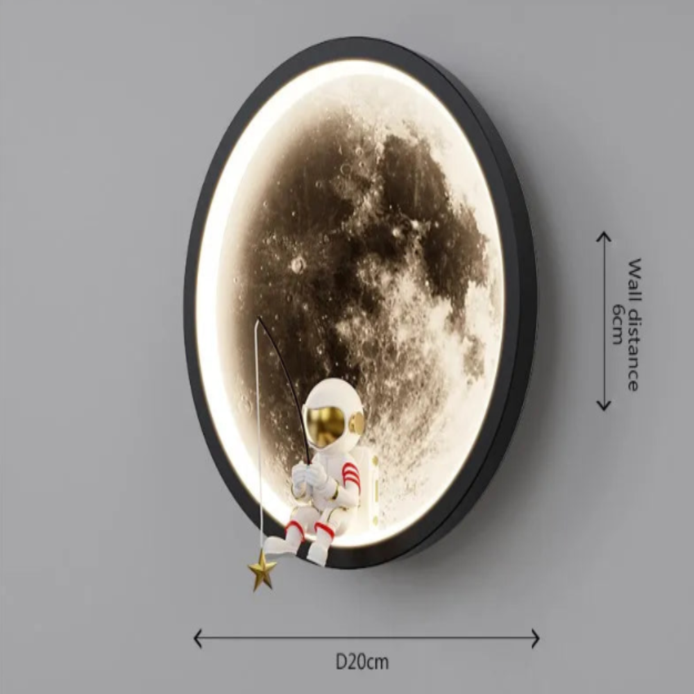 Celunara - Illuminating LED Moon Wall Lamp