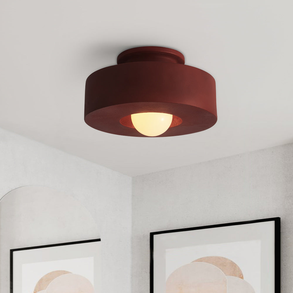 CeraCyl – Modern Geometric Cylindrical Ceiling Fixture