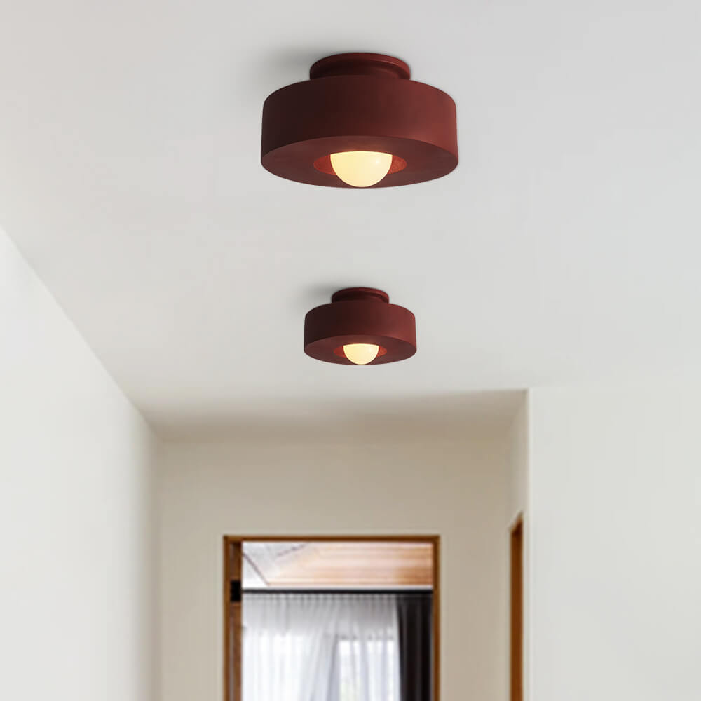 CeraCyl – Modern Geometric Cylindrical Ceiling Fixture