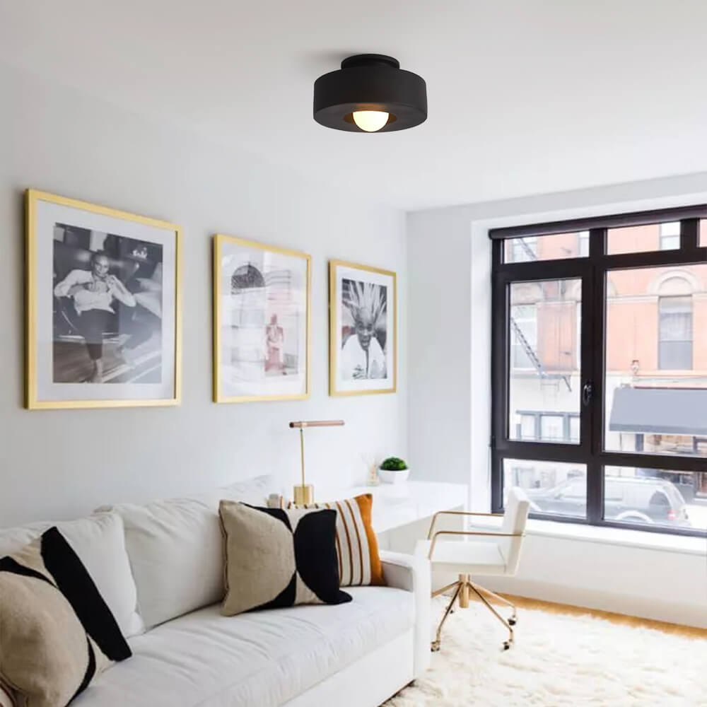 CeraCyl – Modern Geometric Cylindrical Ceiling Fixture