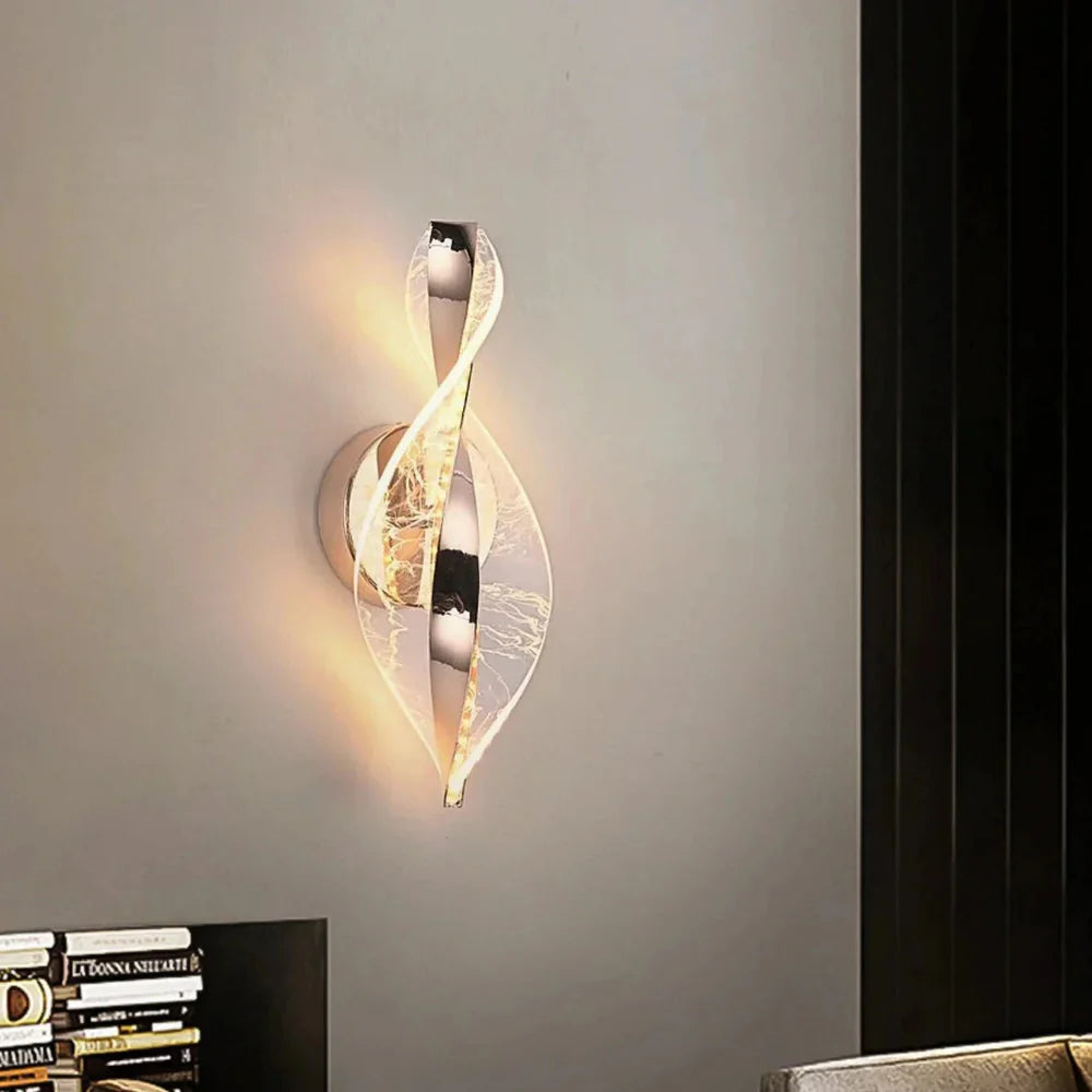 Elysian LED Wall Sconce - Elegant Acrylic Design for Contemporary Interiors
