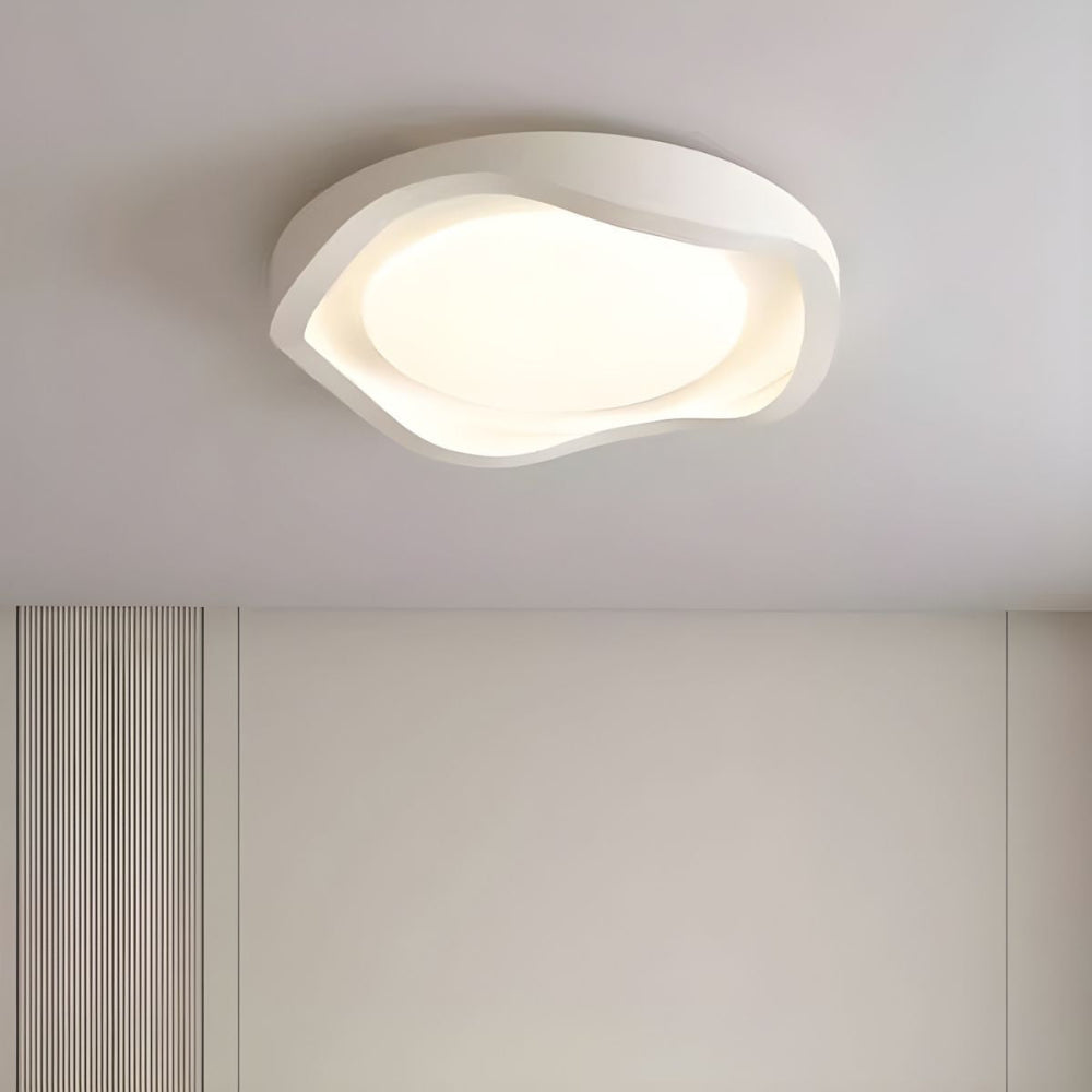 GeoLume – Contemporary Acrylic LED Ceiling Light with Geometric Design
