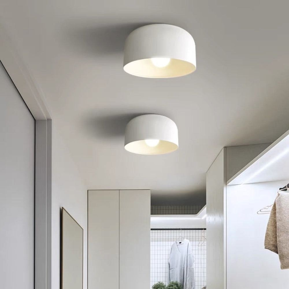 IronGlow – Contemporary Flush-Mounted Iron Ceiling Light