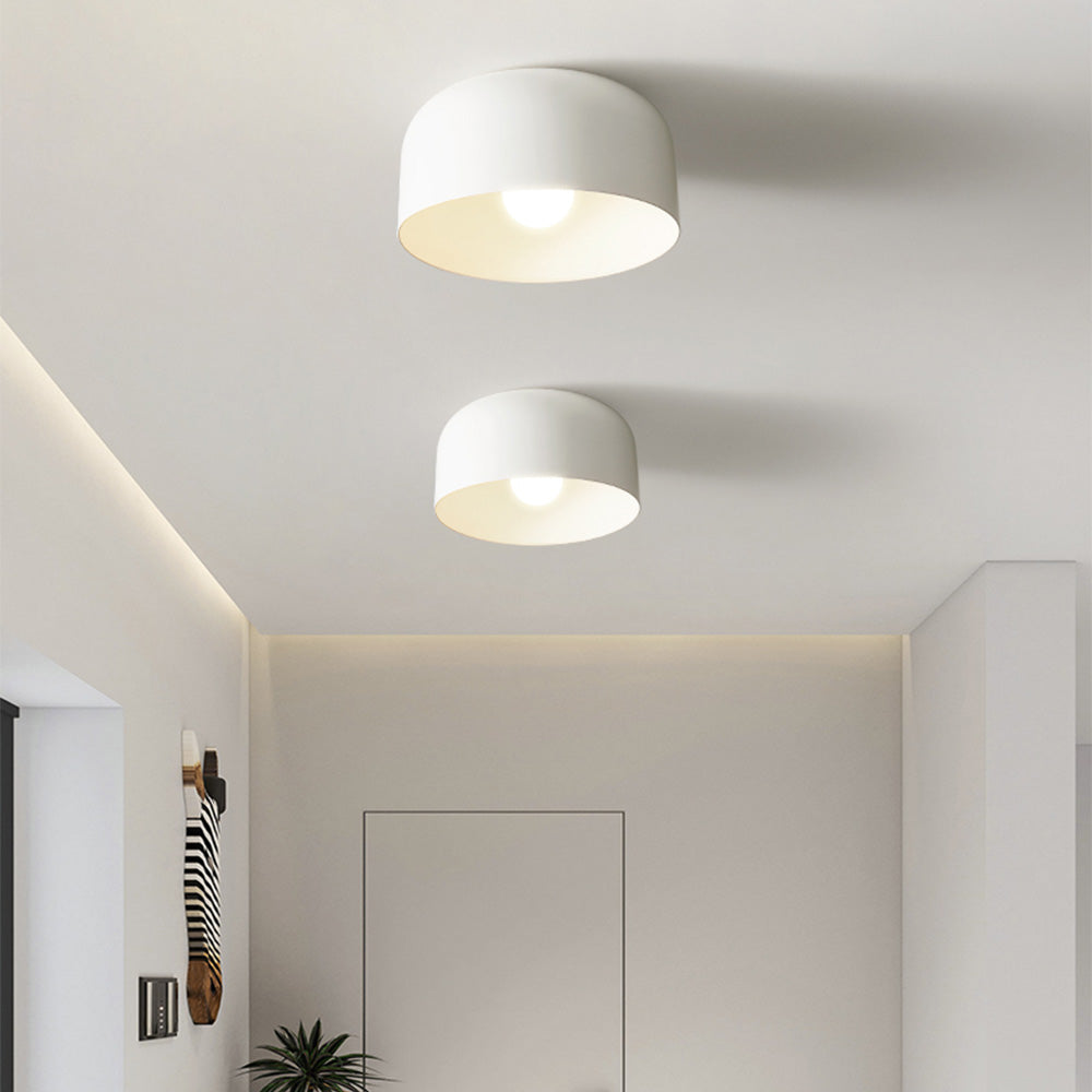 IronGlow – Contemporary Flush-Mounted Iron Ceiling Light