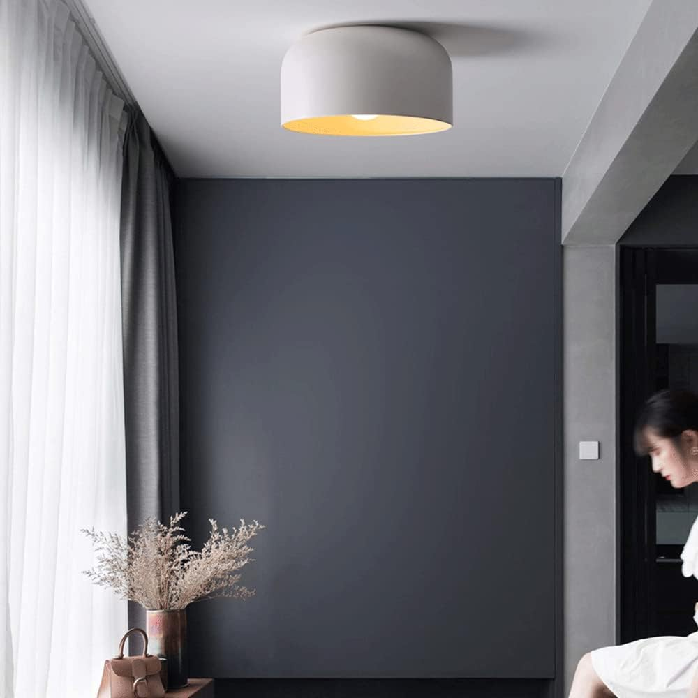 IronGlow – Contemporary Flush-Mounted Iron Ceiling Light