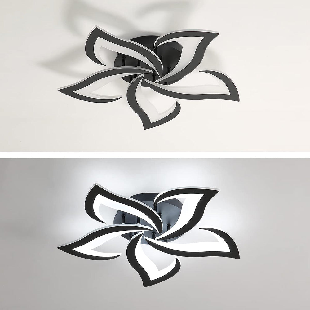 Petralis – Contemporary Flower-Shaped LED Ceiling Light Crafted from Iron