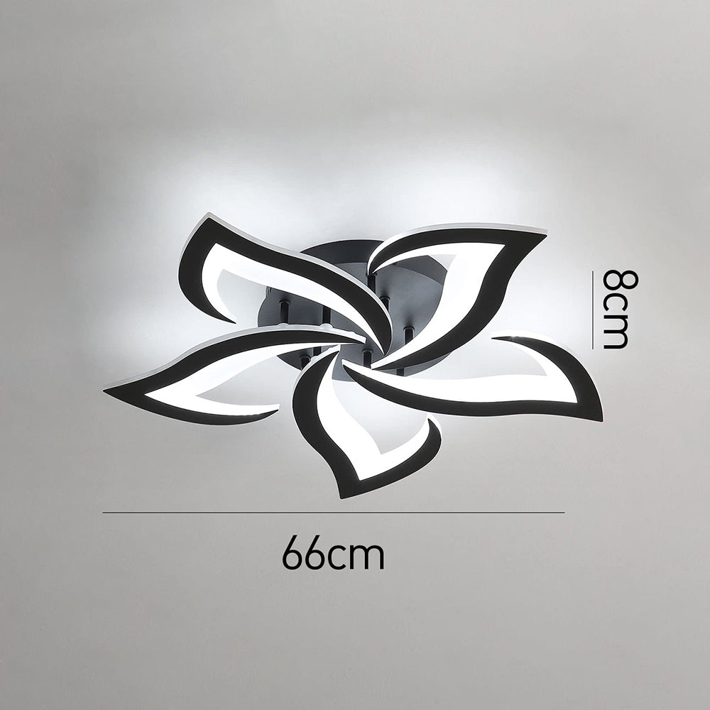 Petralis – Contemporary Flower-Shaped LED Ceiling Light Crafted from Iron
