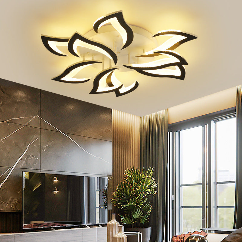 Petralis – Contemporary Flower-Shaped LED Ceiling Light Crafted from Iron