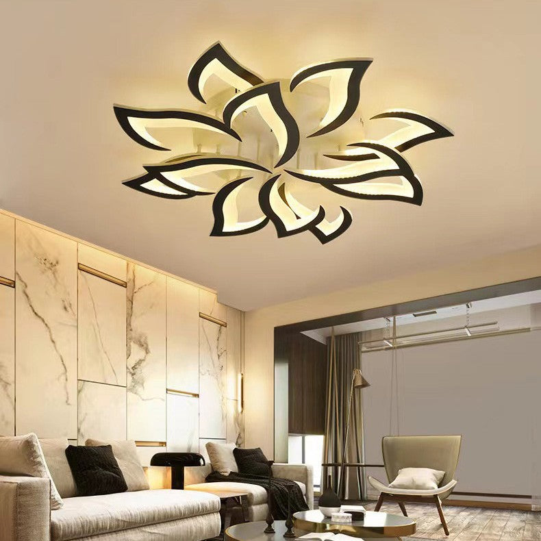 Petralis – Contemporary Flower-Shaped LED Ceiling Light Crafted from Iron