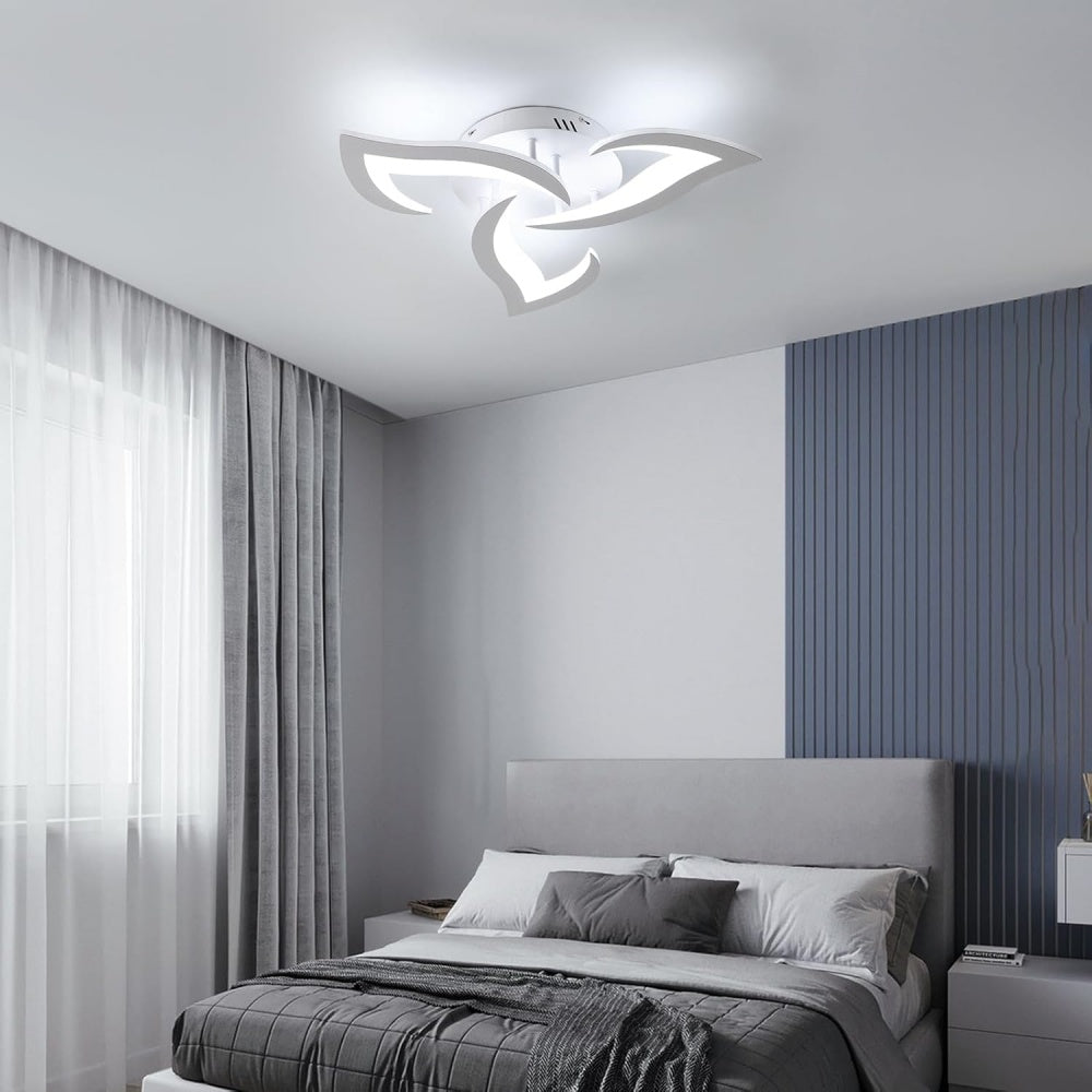 Petralis – Contemporary Flower-Shaped LED Ceiling Light Crafted from Iron