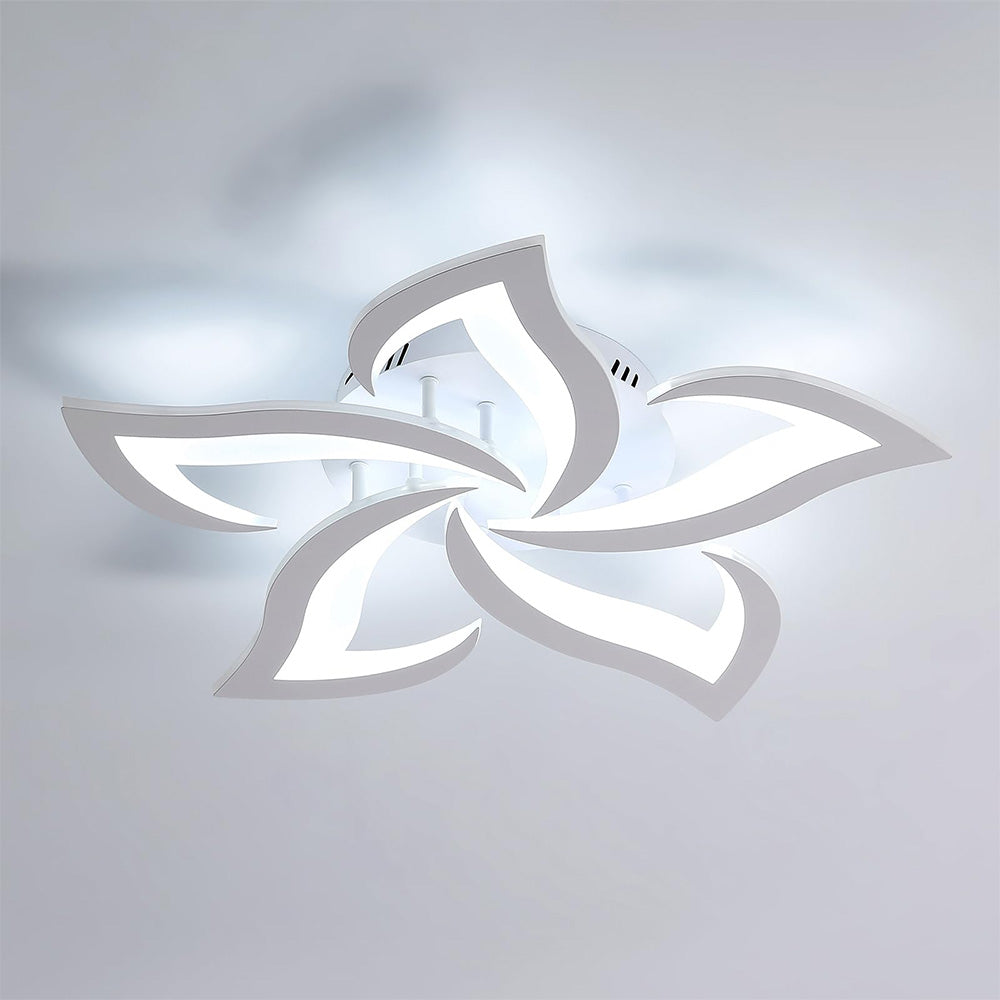 Petralis – Contemporary Flower-Shaped LED Ceiling Light Crafted from Iron