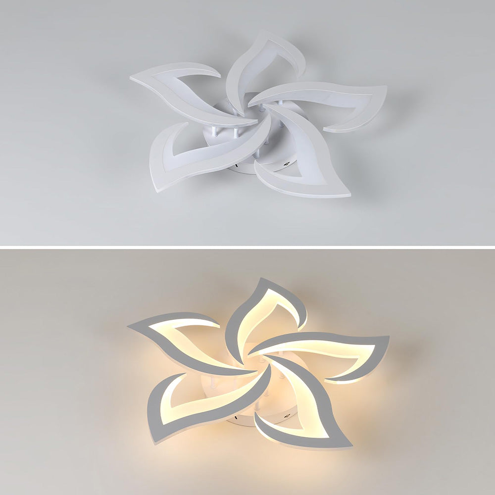 Petralis – Contemporary Flower-Shaped LED Ceiling Light Crafted from Iron