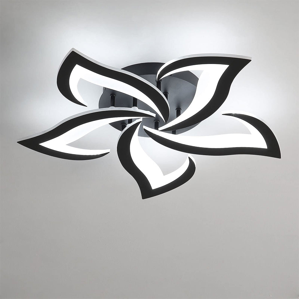 Petralis – Contemporary Flower-Shaped LED Ceiling Light Crafted from Iron