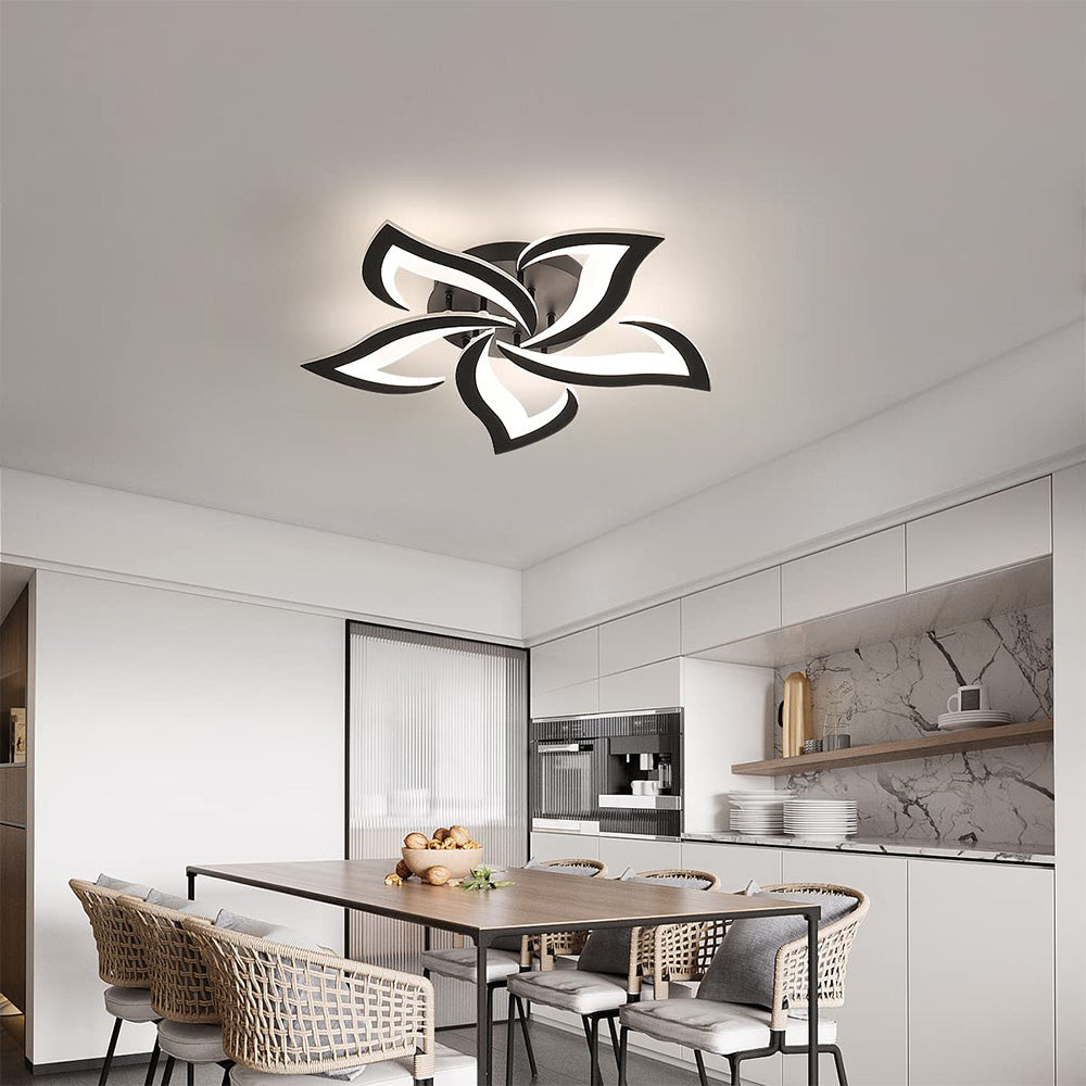 Petralis – Contemporary Flower-Shaped LED Ceiling Light Crafted from Iron