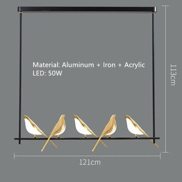 LUMINA – Dimmable Celestial Bird Chandelier