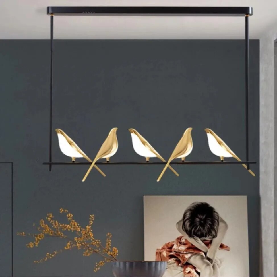 LUMINA – Dimmable Celestial Bird Chandelier