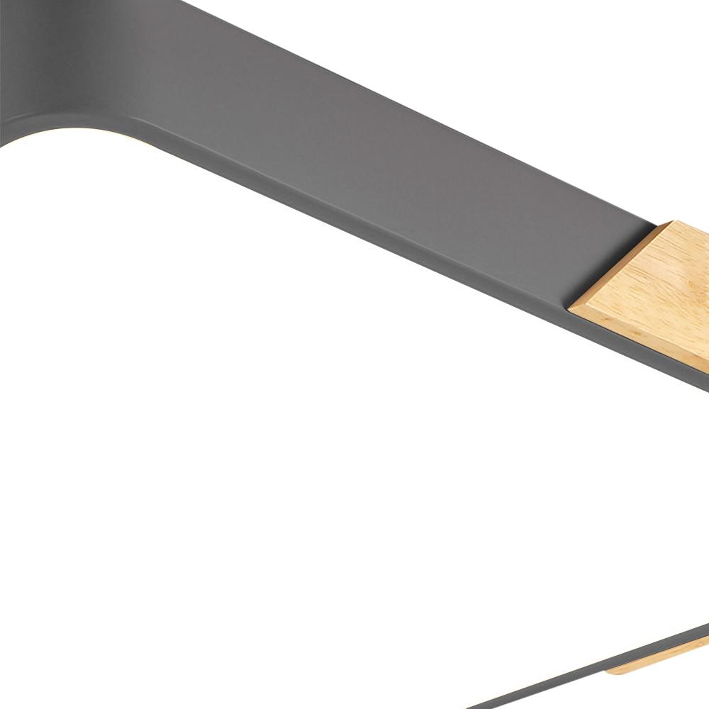 WoodenFrame – Contemporary Dimmable LED Ceiling Fixture