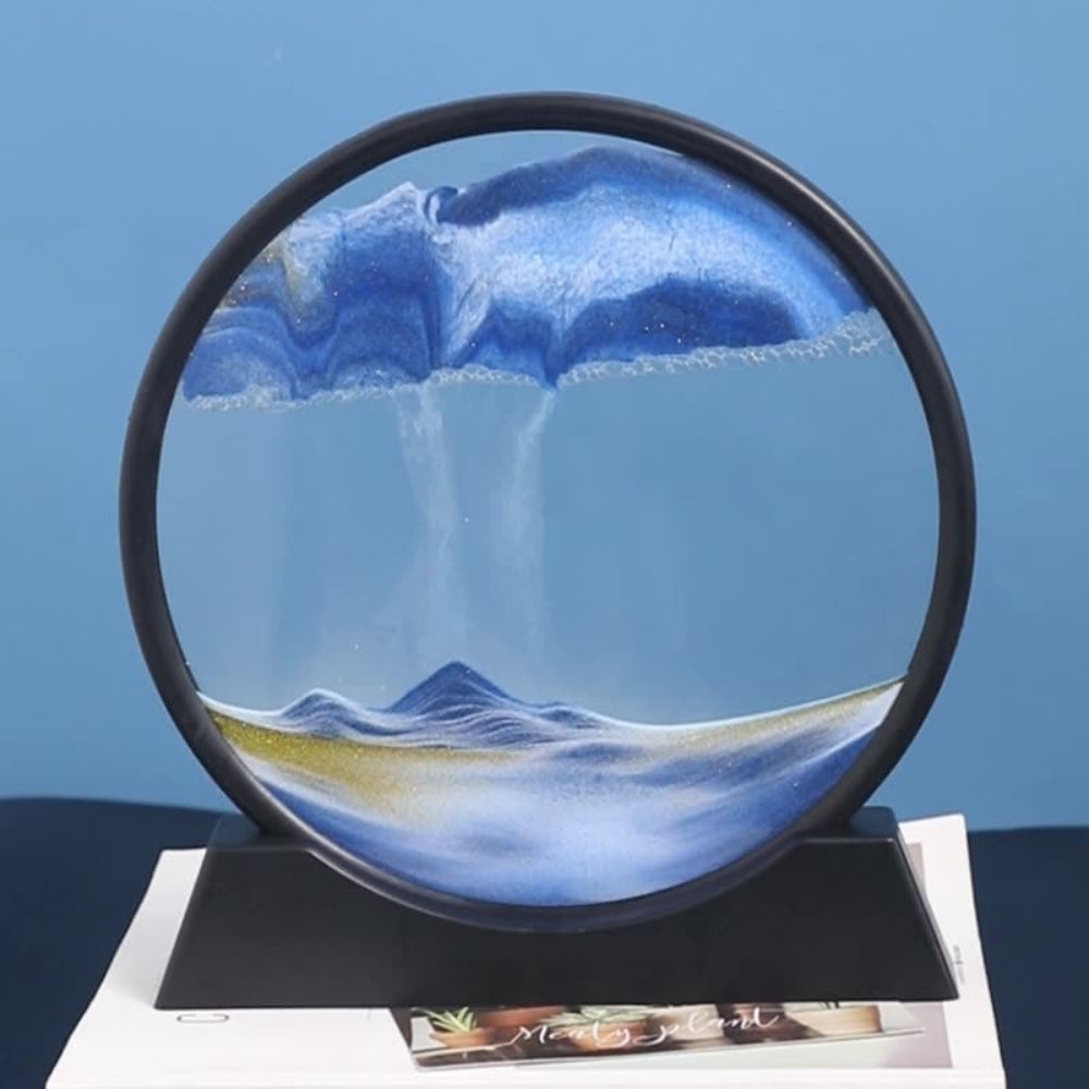 3D Sand Art - Soothing Glass Decor for Every Room