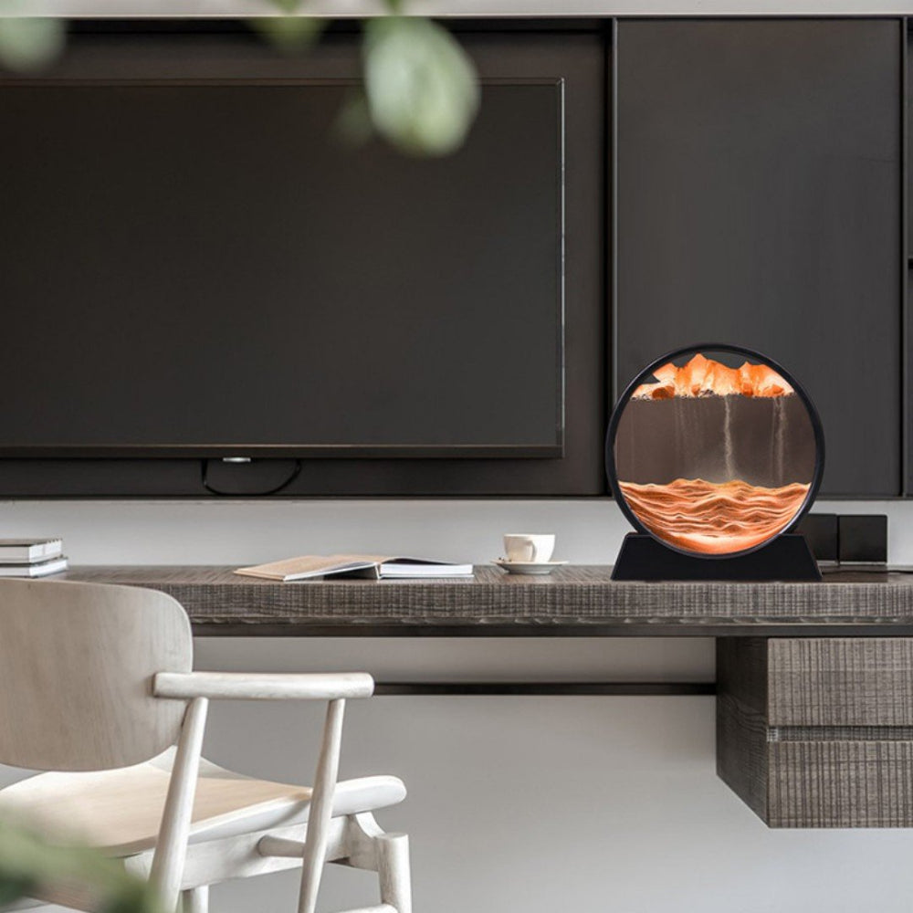 3D Sand Art - Soothing Glass Decor for Every Room