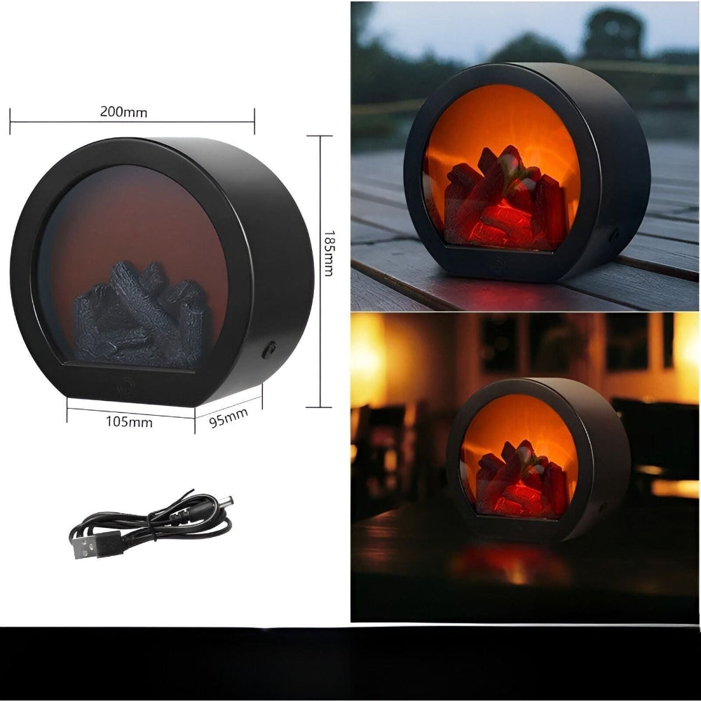 AstraFlame – LED Lantern Featuring Authentic Flame Illumination