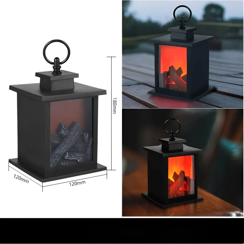 AstraFlame – LED Lantern Featuring Authentic Flame Illumination