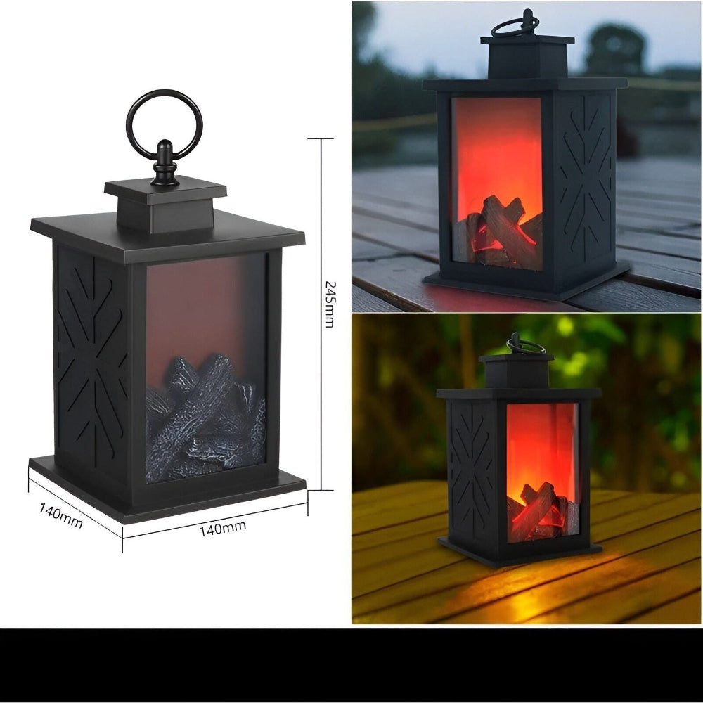 AstraFlame – LED Lantern Featuring Authentic Flame Illumination