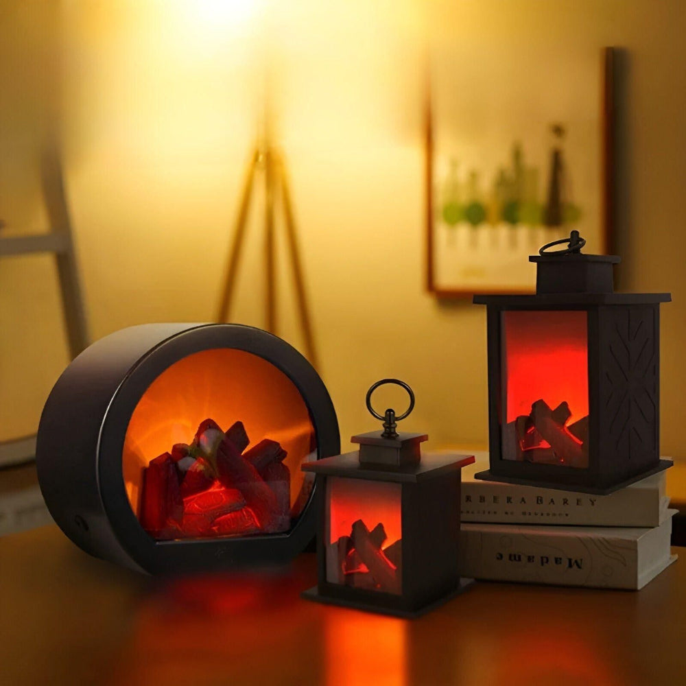 AstraFlame – LED Lantern Featuring Authentic Flame Illumination