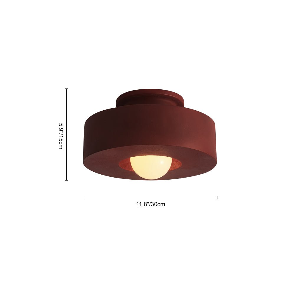 CeraCyl – Modern Geometric Cylindrical Ceiling Fixture