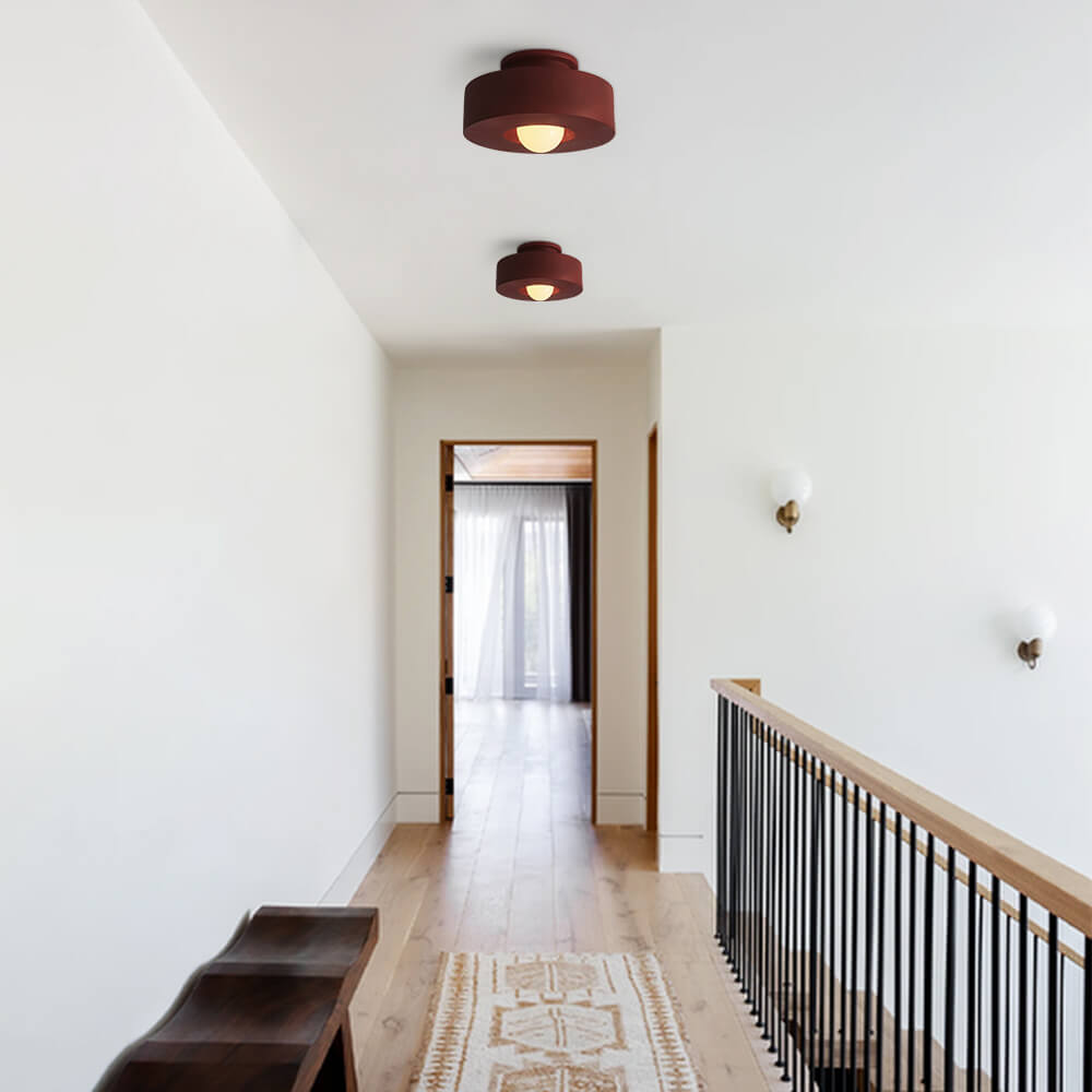 CeraCyl – Modern Geometric Cylindrical Ceiling Fixture