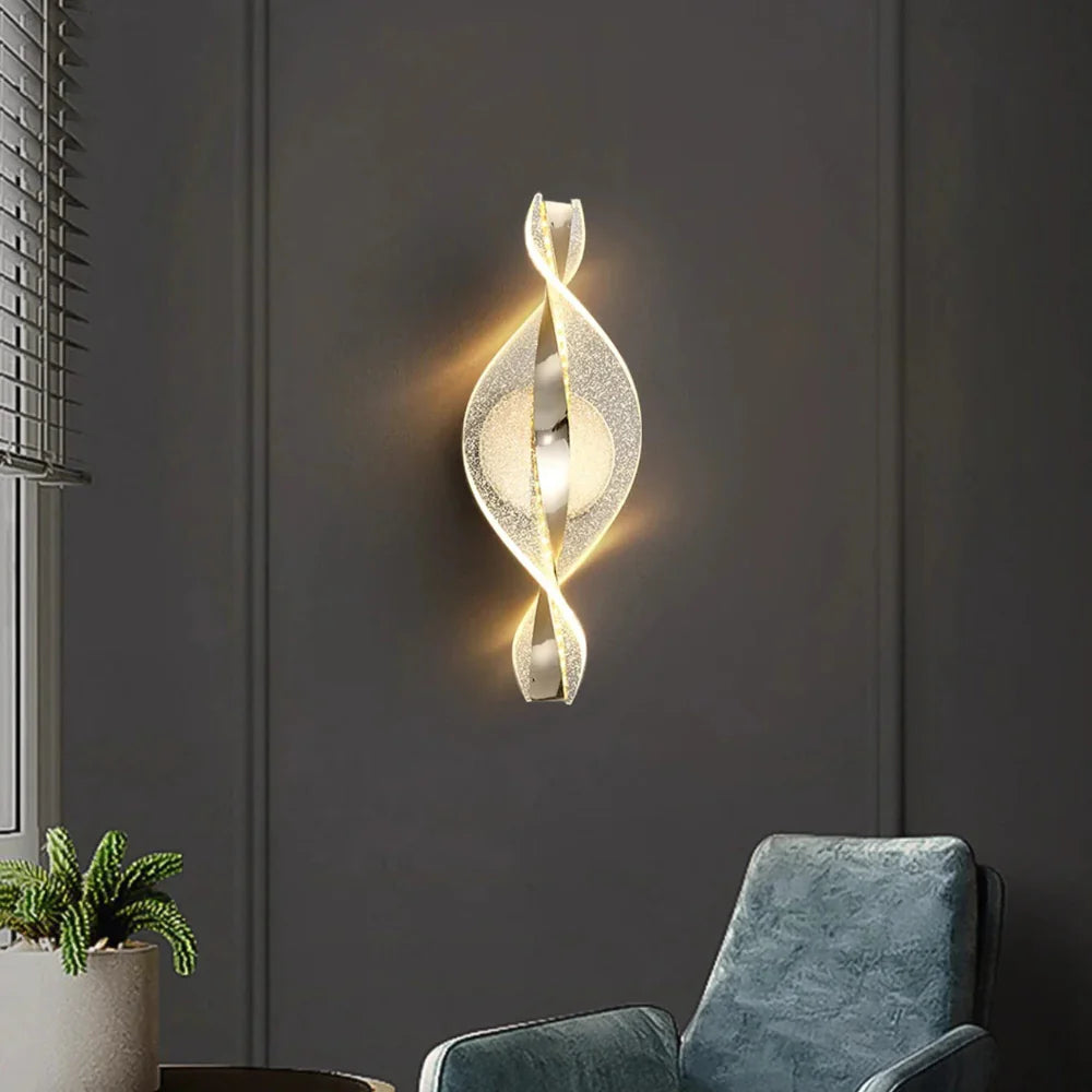 Elysian LED Wall Sconce - Elegant Acrylic Design for Contemporary Interiors