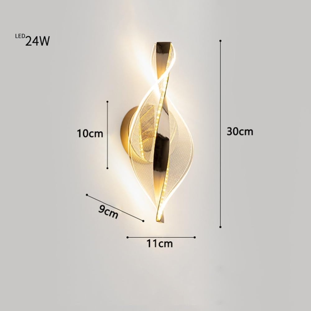 Elysian LED Wall Sconce - Elegant Acrylic Design for Contemporary Interiors