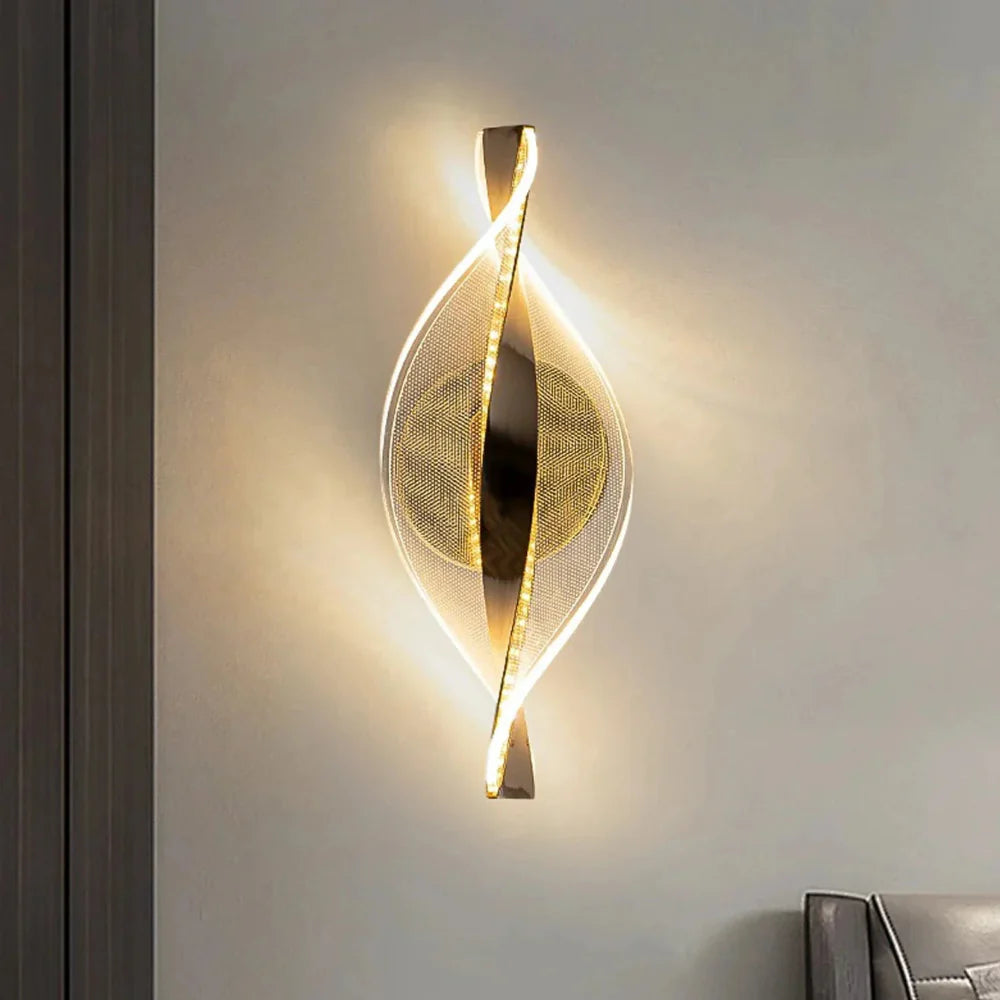 Elysian LED Wall Sconce - Elegant Acrylic Design for Contemporary Interiors