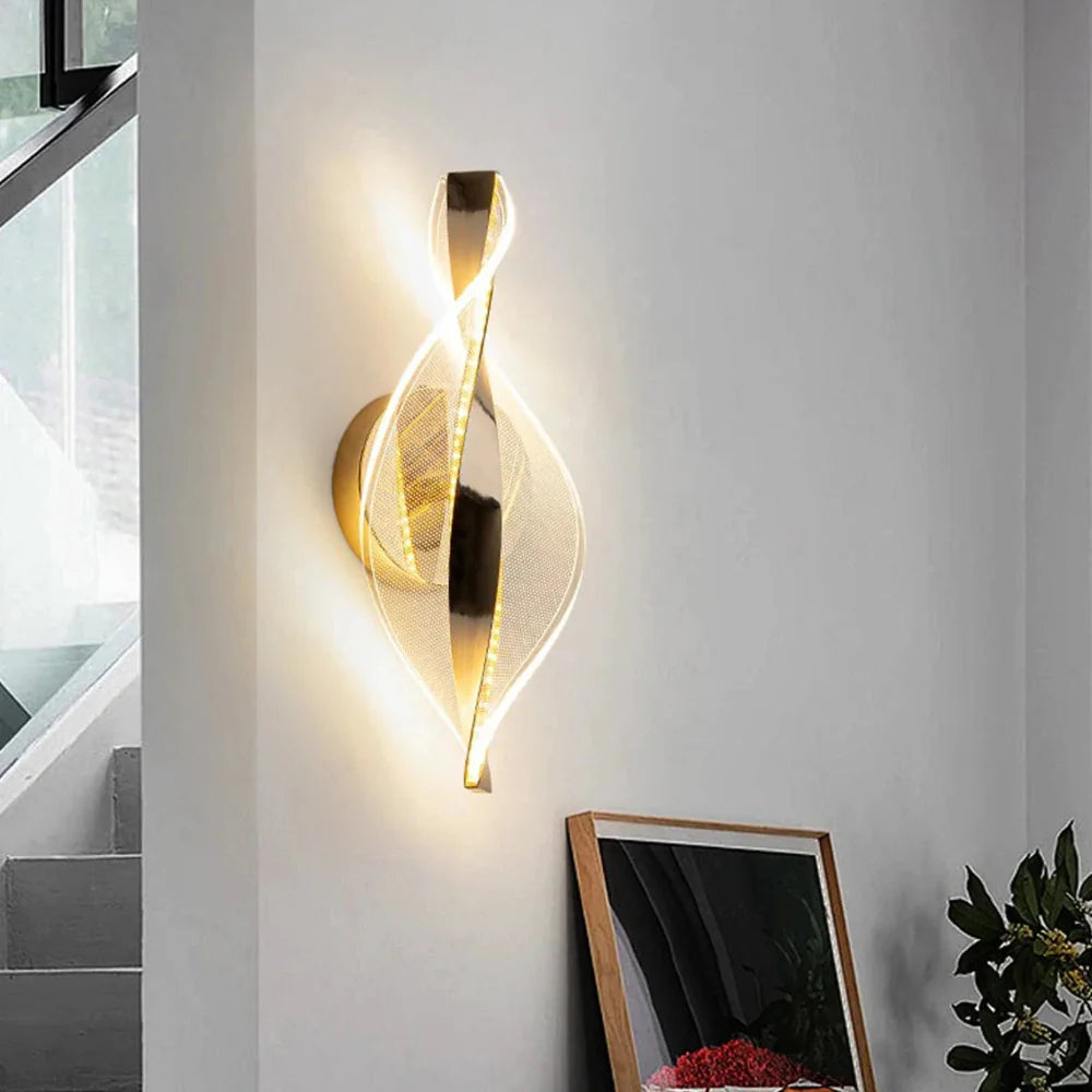 Elysian LED Wall Sconce - Elegant Acrylic Design for Contemporary Interiors