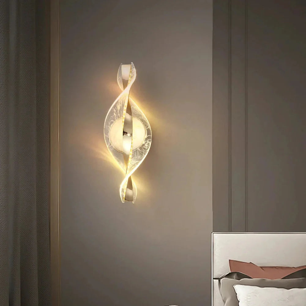 Elysian LED Wall Sconce - Elegant Acrylic Design for Contemporary Interiors
