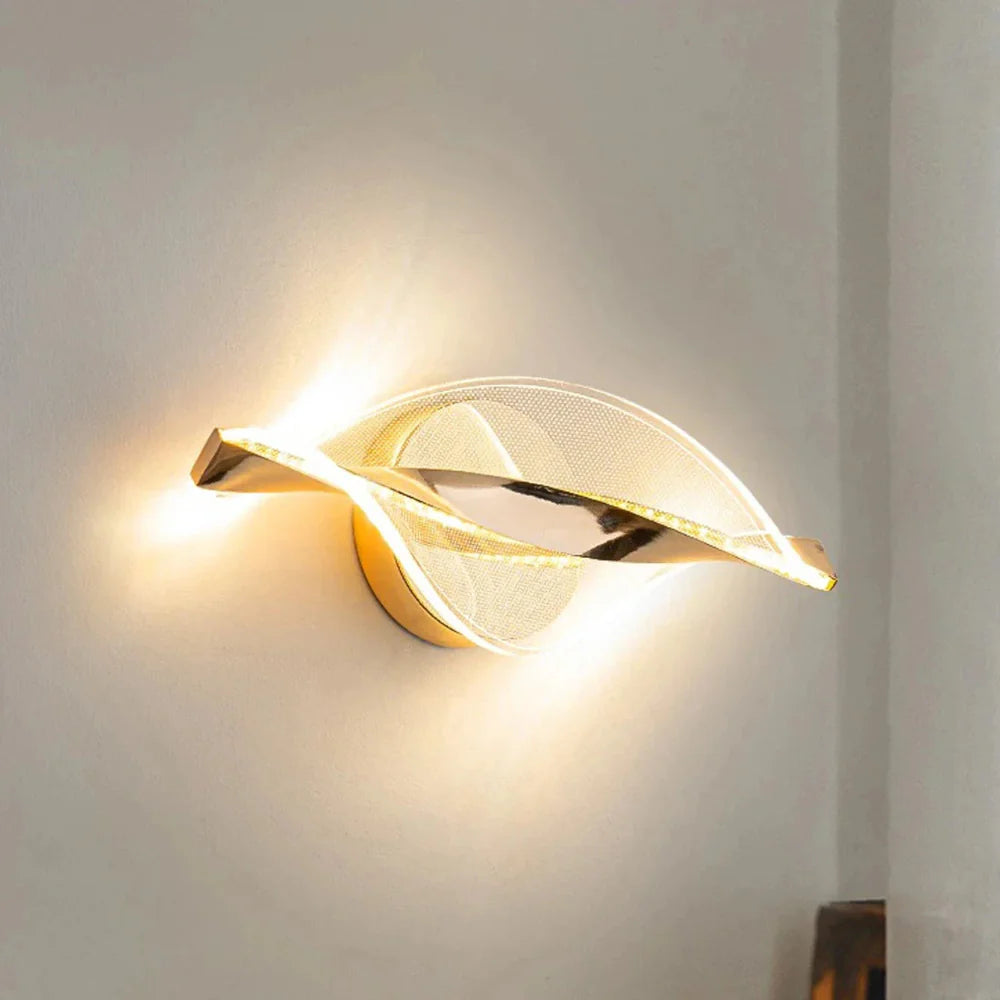 Elysian LED Wall Sconce - Elegant Acrylic Design for Contemporary Interiors