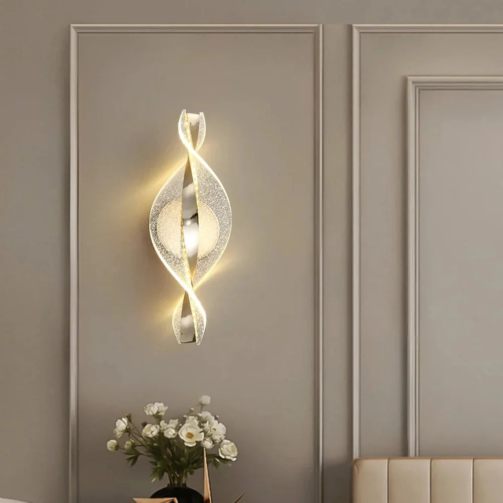 Elysian LED Wall Sconce - Elegant Acrylic Design for Contemporary Interiors