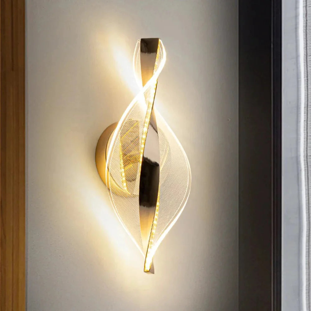 Elysian LED Wall Sconce - Elegant Acrylic Design for Contemporary Interiors