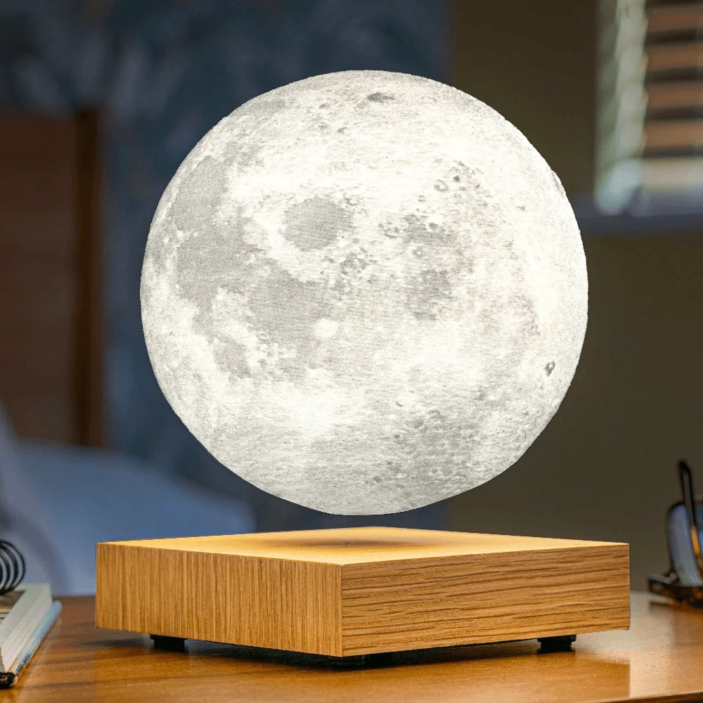 Magnetic Levitating LED Moon Lamp - Floating Night Light