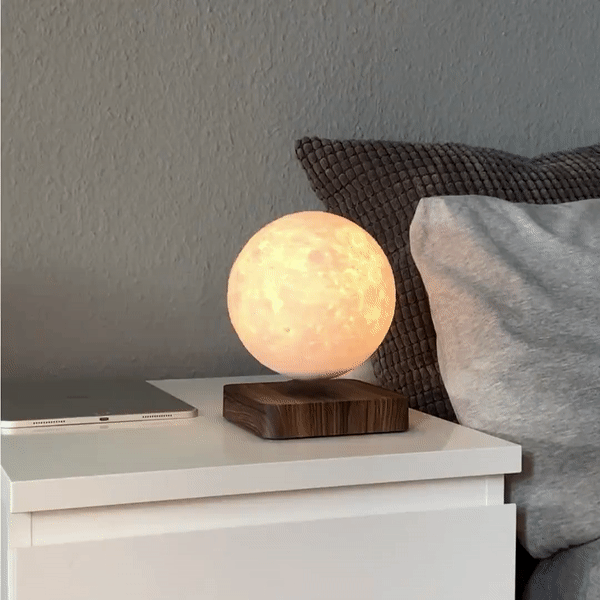 Magnetic Levitating LED Moon Lamp - Floating Night Light