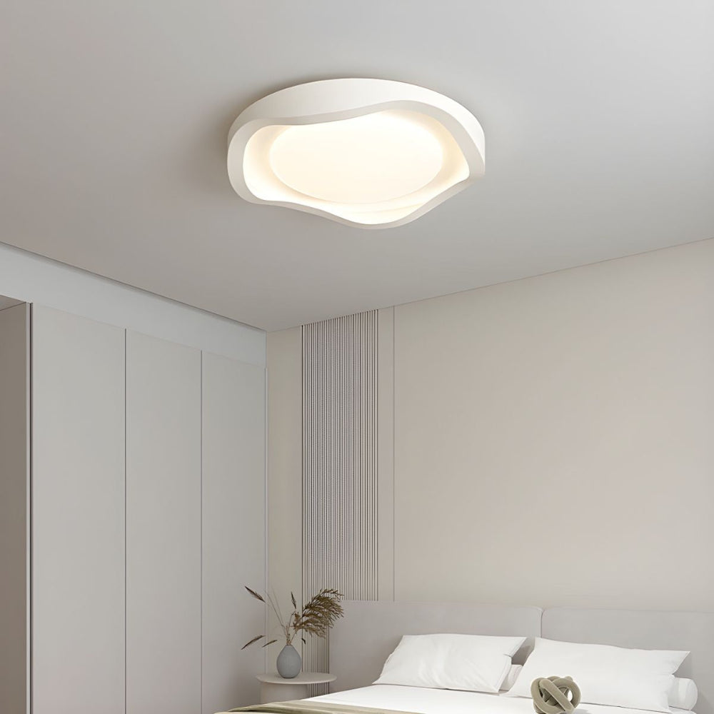GeoLume – Contemporary Acrylic LED Ceiling Light with Geometric Design