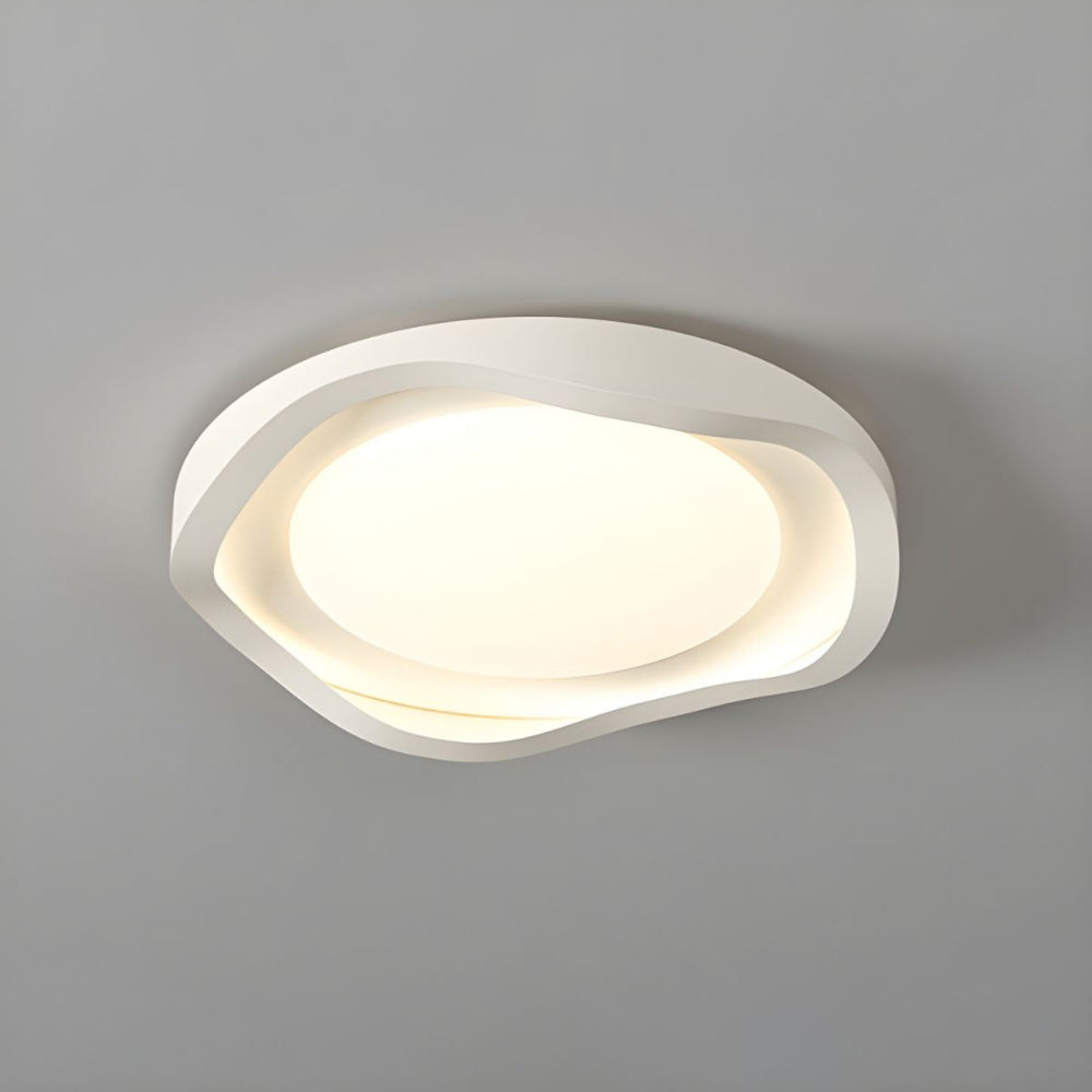 GeoLume – Contemporary Acrylic LED Ceiling Light with Geometric Design