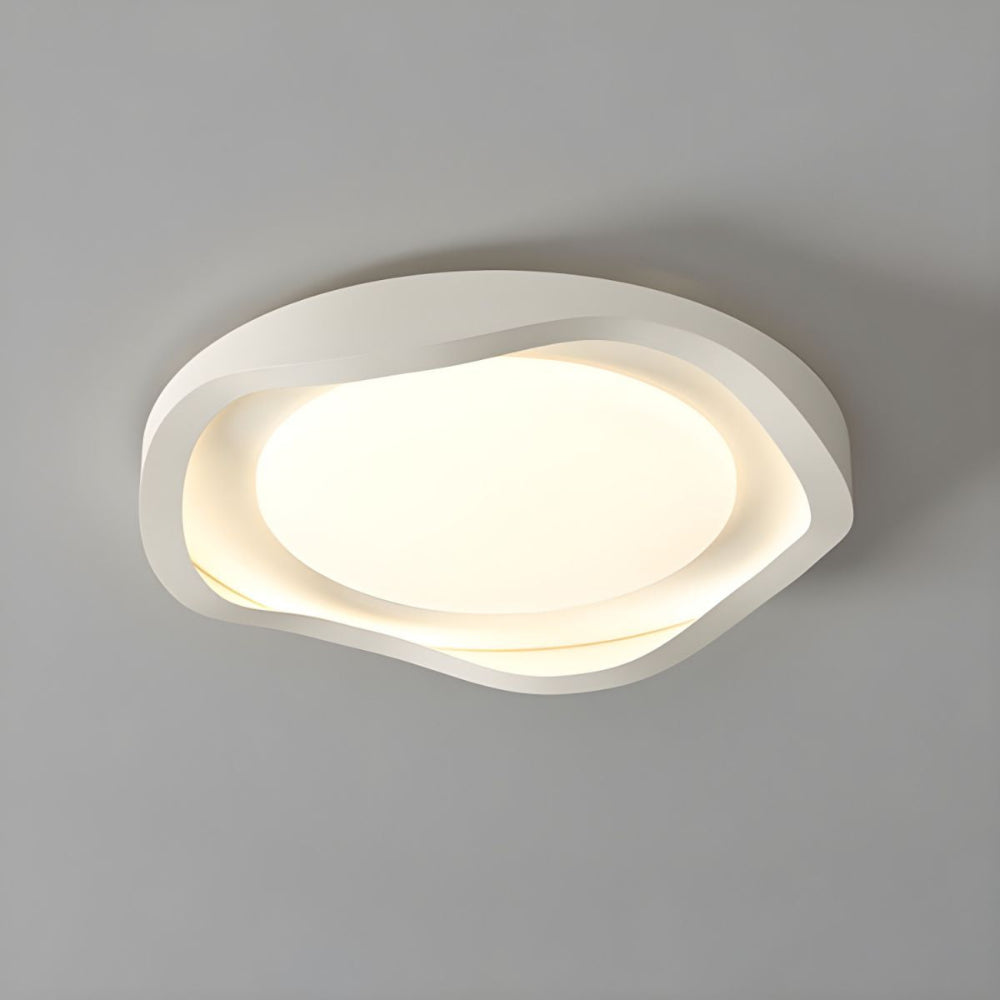 GeoLume – Contemporary Acrylic LED Ceiling Light with Geometric Design