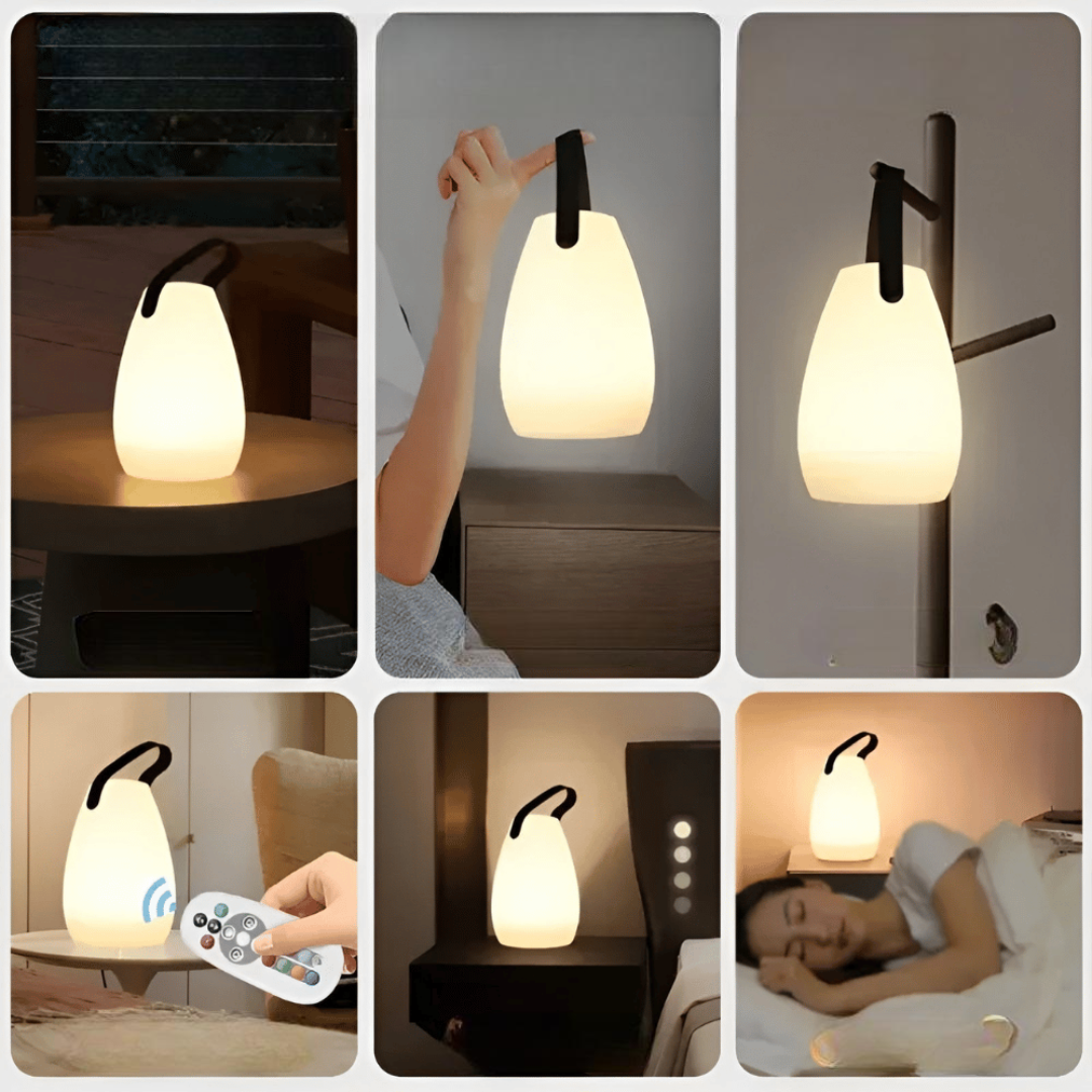 GloHaven – Remote-Controlled Portable LED Table Lamp