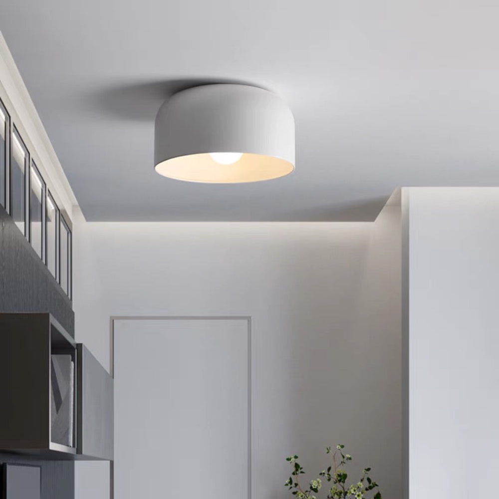 IronGlow – Contemporary Flush-Mounted Iron Ceiling Light