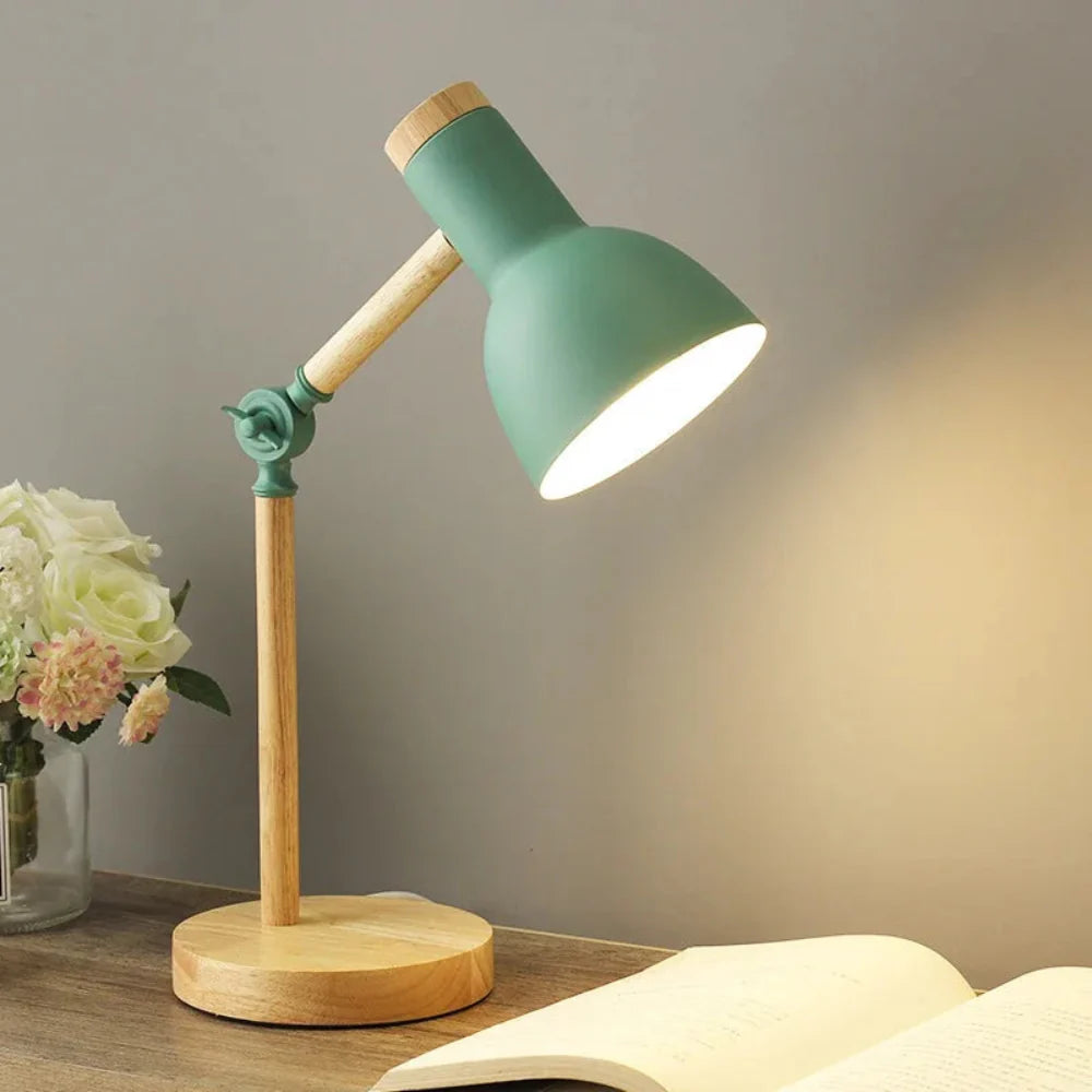 LumoWood - Versatile Adjustable Wooden Desk Lamp