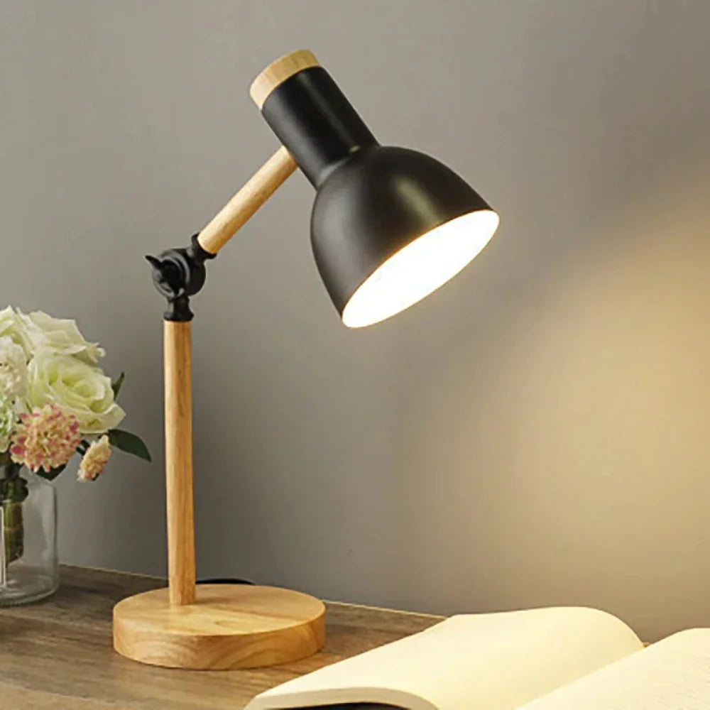 LumoWood - Versatile Adjustable Wooden Desk Lamp