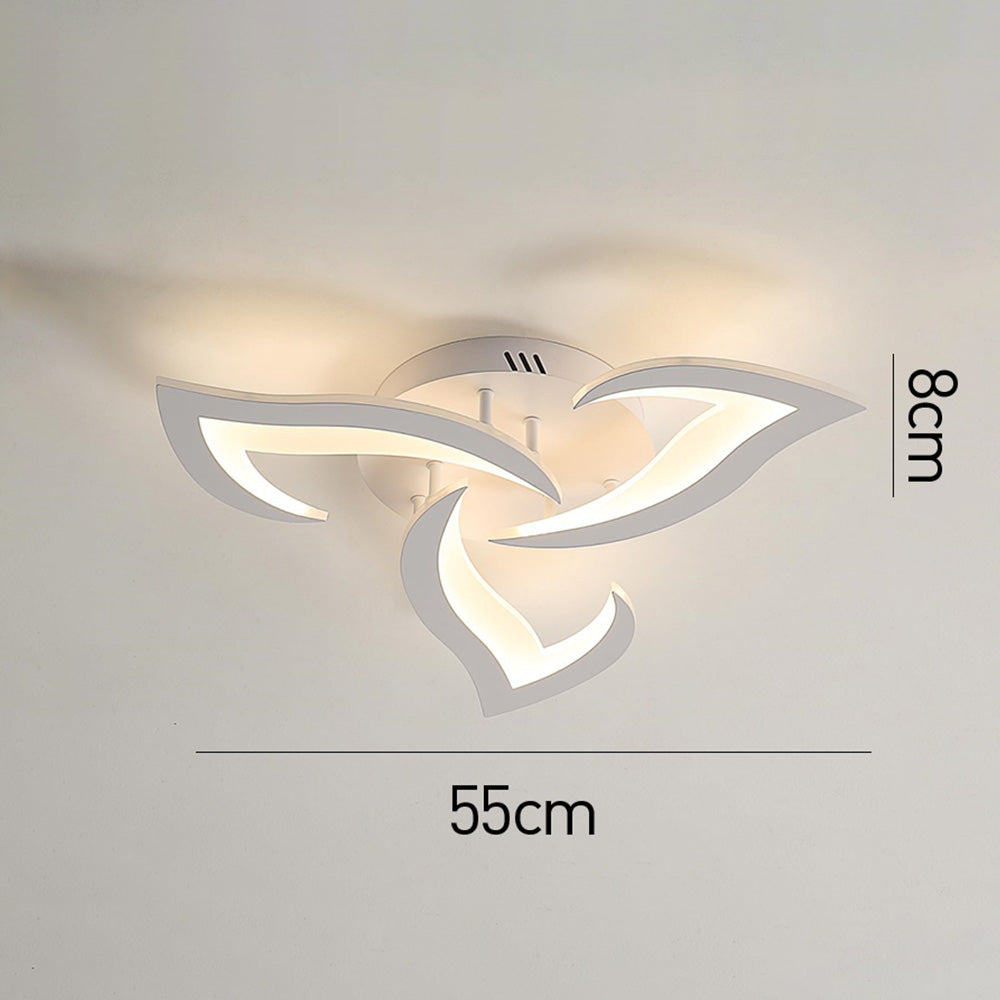 Petralis – Contemporary Flower-Shaped LED Ceiling Light Crafted from Iron