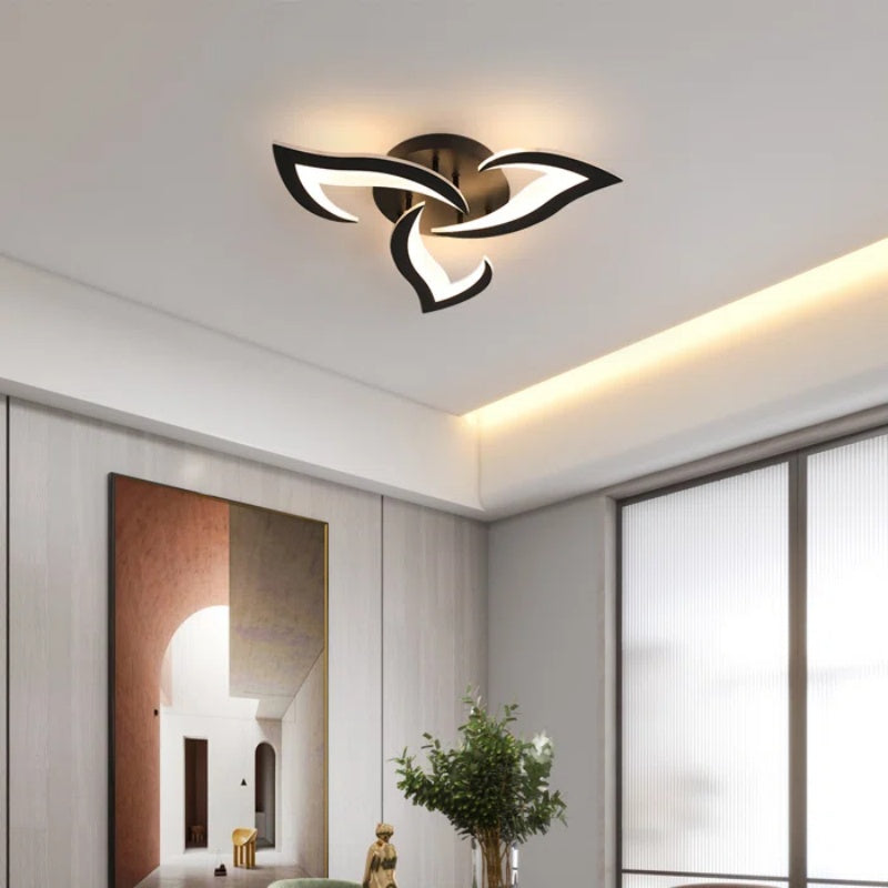 Petralis – Contemporary Flower-Shaped LED Ceiling Light Crafted from Iron
