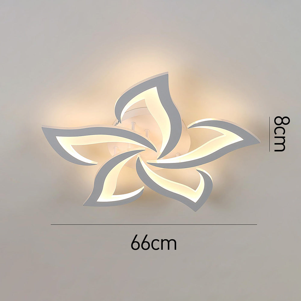 Petralis – Contemporary Flower-Shaped LED Ceiling Light Crafted from Iron