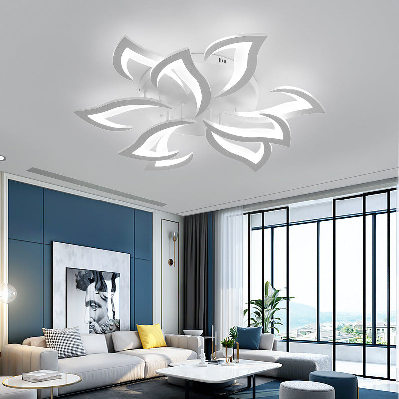 Petralis – Contemporary Flower-Shaped LED Ceiling Light Crafted from Iron